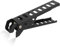 Hot Plate Gripper, Aluminum Pan Gripper Hot Dish Plate Holder Pot Holder Lifter Clip Clamp Bowl Pot Gripper for Microwave Toaster Oven Steamer (Black)
