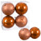 Xcdhemde 4tlg Große Weihnachtskugeln Ø 10CM, Orange Rot Christbaumkugeln, aus Bruchsicher Mehrweg Kunststoff, Weihnachtsdeko mit Kugeln & Aufhängeband, Weihnachtsbaumkugeln für Drinnen & Draußen