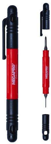 MEGAPRO® 4-IN-1 Pocket Driver | Mini Screwdriver | Purse-sized | Eyeglasses Screwdriver | Precision driver
