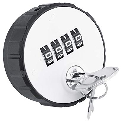 Combination Code Lock, 4 Digit Coded Padlock Cabinet Lock Drawer Gym School Locker Lock with Keys for Office Home Mailbox Door (Installation Thickness 36mm)