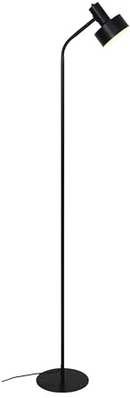 Nordlux Matis Stehlampe – Flexibles Design mit verstellbarem Lampenkopf – 160 cm Höhe – E27-Fassung – Schwarz