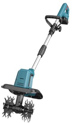 ZHJOPP Motoculteur de Jardin, motoculteur électrique, Longueur réglable, motoculteur Puissant pour pelouses, vergers et potagers