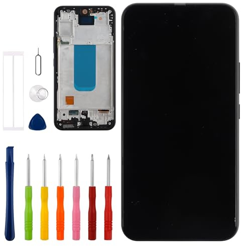 Vvsialeek Ersatz LCD Display Kompatibel Für Samsung Galaxy A54 5G LCD Touch Screen with Toolkit-gerahmt