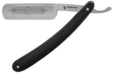 Dovo - Rasoir barbier 5/8 - Manche, Noir