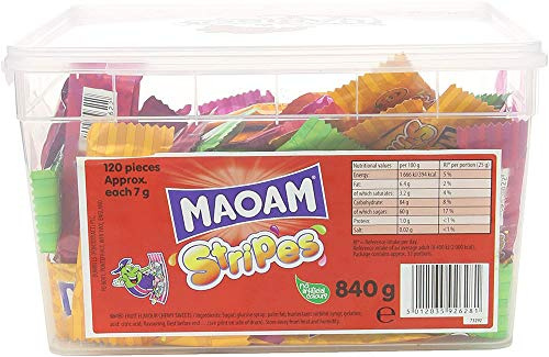 Maoam Stripes Tub 120 pieces