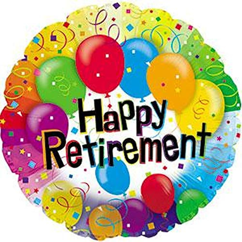 Balloons Delivered in a Gift Box : Happy Retirement Helium Balloon (114027)