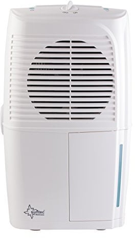 SUNTEC Luftentfeuchter DryFix 10 EQ [Für Räume bis 35 m³ (~15 m²), Entfeuchtungsleistung = 10 l/Tag, Luftreinigungsfunktion, inkl. Wäschetrocknung, 260 Watt]