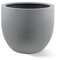 Luca Lifestyle Pflanzkübel Argento New Egg Pot Betongrau Rund Fiberglas *5 Jahre Garantie* - 65x65x54 cm - Premium Qualität - F1110