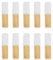 10 Pcs Saxophon Bambus Blätter, Blätter für Bb Tenor Saxophon Zubehör
