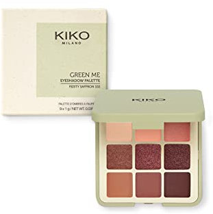 KIKO Milano Green Me Eyeshadow Palette 102 | Palette Mit 9 Lidschatten Mit Mattem, Perlmutt- Und Metallic-Finish