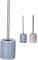 WK Potters Ceramic Toilet Brush and Holder (Lorca)