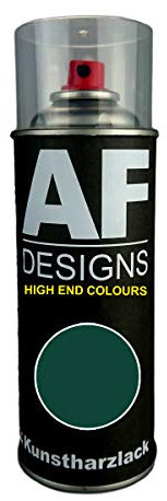 Alex Flittner Designs Bombe de peinture en résine Vert foncé mat