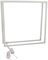 Jandei – Pack 2 Paneles LED 60x60cm. Marcos Luminosos 48W, 4800 lúmenes para Instalación en Falso Techo Modular con Placas Armstrong, 40000 Horas - Driver incluido (Luz Cálida 3000k)