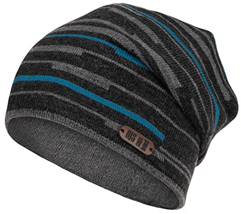 AJS Wintermütze Wendemütze Strickmütze Jungen Beanie Herrenmütze