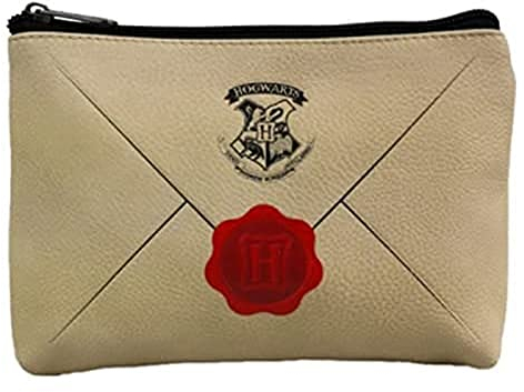 Groovy Uk Harry Potter Kosmetiktasche mit Aufschrift Letter of Acceptance cremefarben