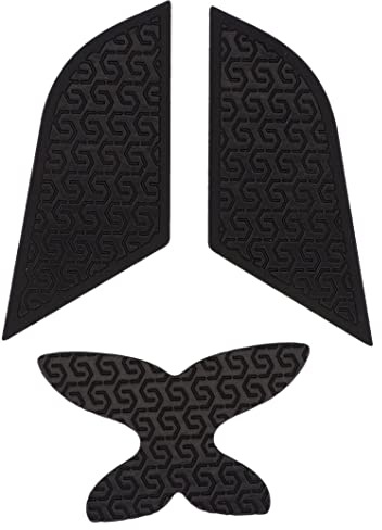 Corepad Soft Grips - selbstklebende vorgeschnittene Anti-Rutsch Aufkleber für PC Gaming Mäuse (Black, Logitech G303 Shroud Edition)