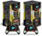 LEEWEE Vinyl Aufkleber für X-Box Series X Konsolen - Hüllen und Zwei Kostenlose Wireless Controller Aufkleber - 00741 Wickeln