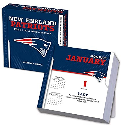 TURNER SPORTS New England Patriots 2024 Box-Kalender (24998053048)