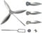 YWNYT 2 Set 18-1/2 One-Touch Sistema di Pulizia Kit Compatibile con We-BER 7443 90719 Griglia A Carbone/Bollitore Barbecue Parti di Ricambio 7444
