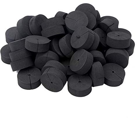 ASEELO 50pcs Cloning Collars, Neoprene Foam Inserts, with 8 Spokes, for Hydroponics Cloning Plant Germination in DIY Cloner Machines Assorted (A)