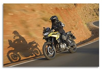 MITIN Motorrad-Poster für BMW F 750 GS Rennrad, dekoratives Gemälde, Leinwand, Wand und Kunstbild, Familienschlafzimmer-Dekoration, 50 x 75 cm