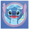 CRYSTAL ART Disney Lilo and Stitch Diamond Card Kit 18 x 18 cm