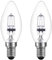 ShuoHui E14 28W Halogen Kerzenbirnen, Warmweiß 2700K Dimmbar, C35 Edison Schraubbirne E14 Halogenlampe, Klar Halogen Kerze Vintage E14 Glühbirne für Kronleuchter (2)