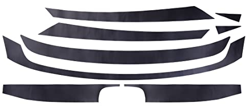 Kühlergrill 8 Teile/satz Auto Front Upper Bumper Grille Aufkleber Moulding Trim Für Civic 2016 2017 2018 2019 2020 Stoßstangen Gitter