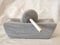 Bluestone Roll, Song Dynasty Tee mahlen, kleiner Steinmörser, Walze, Matcha-Pulverherstellung, Teekuchenmahlen, Kaffeebohnenmahlen. 15 cm lang, Steinfarbe ohne Polieren.