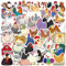 Chicken Stickers 50 Pcs Vinyl Cartoon Cute Animals Sticker for Laptop Water Bottle Luggage Skateboard Scrapbook Bumper Computer Phone Bike Car,Waterproof Funny Colorful Rooster Sticker for Teens Girl