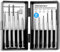 11 Pcs Precision Mini Screwdriver Set, Glasses Repair Small Screwdriver, Precision Repair Tool Kit with 11 Different Size Flathead and Philips Screwdrivers, Ideal for Glasses, Watch, Jewelers