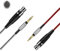 Earmax Câble MiniXLR en nylon compatible avec AKG Q701 K712 K272 K371 K141 K171 K175 K245 K181 K181DJ K267 K701 K702 K271S K712PRO Pioneer HDJ-20000 2 m HDJ-20 00MK II H118 H128 DT1770Pro DT1990Pro