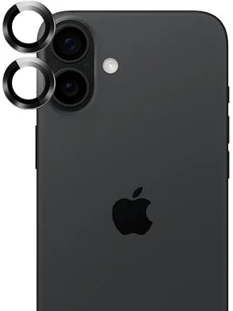 Alkaya. Linsenschutz, Kameraschutzglas einzeln, Handykameraschutz transparent - verschiedene Handymodelle (iPhone 16/16 Plus)