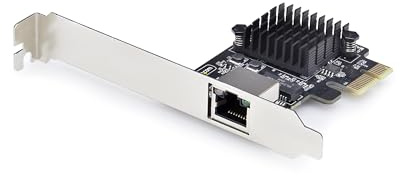 StarTech 1-Port 5 Gbit PCIe NIC, Realtek RTL8126 (PR15GR-NETWORK-CARD) | Multi-Gigabit, PCI Express NIC, Windows und Linux, LAN 1G, 2, 5G, 5G, RJ45