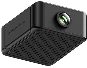 Spy Camera, Hidden Camera 4K Ultra HD with 4H Battery Life, SD Card & Cloud Storage, Motion Detection Alarm, Real-Time Phone App Alerts, 2.4G WiFi & Night Vision for Home/Office Security
