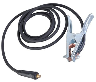 Welding Electrode Holder Cable Welding Ground Clamps with 10ft Cable Welding Electrode Holder for Welder Machine
