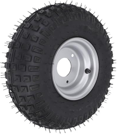 Akozon Off Road Wheel 145x70-6 6 Zoll 3 Bolzen Nicht-Slip-Explosions-Proof-Reifen mit Hub für Bike ATV Quad Go Kart
