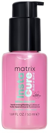 MATRIX, Huile Réparatrice Sans Rinçage, Pour Cheveux Endommagés & Fourchus, Protection Thermique 230°C, 5x Plus de Force, Acide Citrique & Formule Vegan, Instacure Build-A-Bond, 50 ml