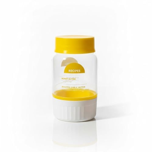 Mabelo Buttermaschine zum selber machen – Manueller Butter Shaker mit Sieb, Spülmaschinenfest & Hygienisch, Einfacher Butterbereiter für Hausgemachte Butter, Kochen & Backen