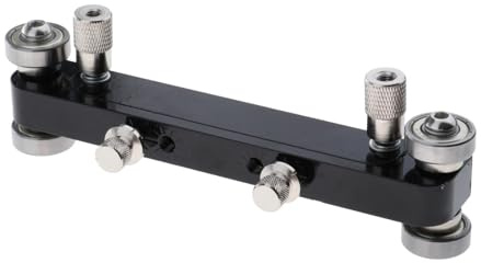 QUXVUIS Lijadora de cejuelas para guitarra y bajo, herramientas de precisión para lijar puentes guitarra, lima para cejuelas, lijadora para bajo, herramienta lijado sin esfuerzo