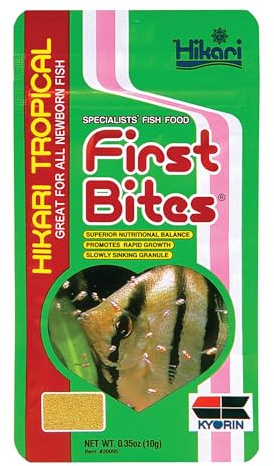 HIKARI First Bites Halbblühendes Frittierfutter für Haustiere, 10 ml