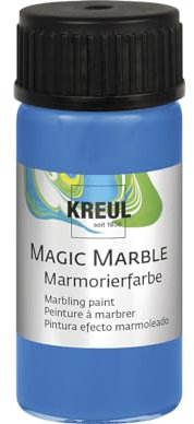 KREUL 73211 Magic Marble Marmorierfarbe, 20 ml, blau