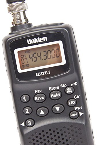 Uniden EZI33XLT compact radio scanner / Hand-held / Frequency bands: VHF-L FM Airband VHF-H UHF/ Work time: up to 24 h / 180 frequencies / by SpyShop