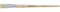 MARABU Lot de 3 Pinceaux brosse Plat Robust en soie de porc pure Taille 14