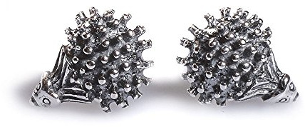 Classic silber Igel Ohrstecker