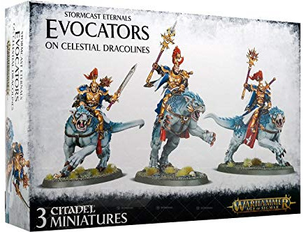 Games Workshop - Age Of Sigmar: Stormcast Eternals Evocators On Celestial Dracolines