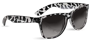 noTrash2003 moderne Sonnenbrille mit UV-400-Schutz für Damen und Herren in zwei Farben zur Auswahl, klassisches Design (Schwarz)