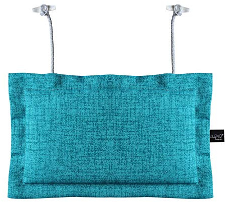 LILENO HOME Palettenkissen Set Aqua - Deko-Kopfkissen 22x35 cm - Polster für Europaletten - Palettenkissen Outdoor als Sitzkissen für Palettenmöbel
