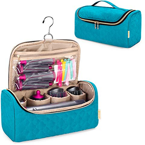 Yarwo Borsa da Viaggio Compatibile con Dyson Airwrap, Organizer Portatile per Airwrap Complete e Accessori, Teal, in Attesa di Brevetto