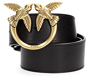 Pinko Damen Love Berry HIPS Simply Belt H4 Grtel, Z99_Schwarz Limousine, L